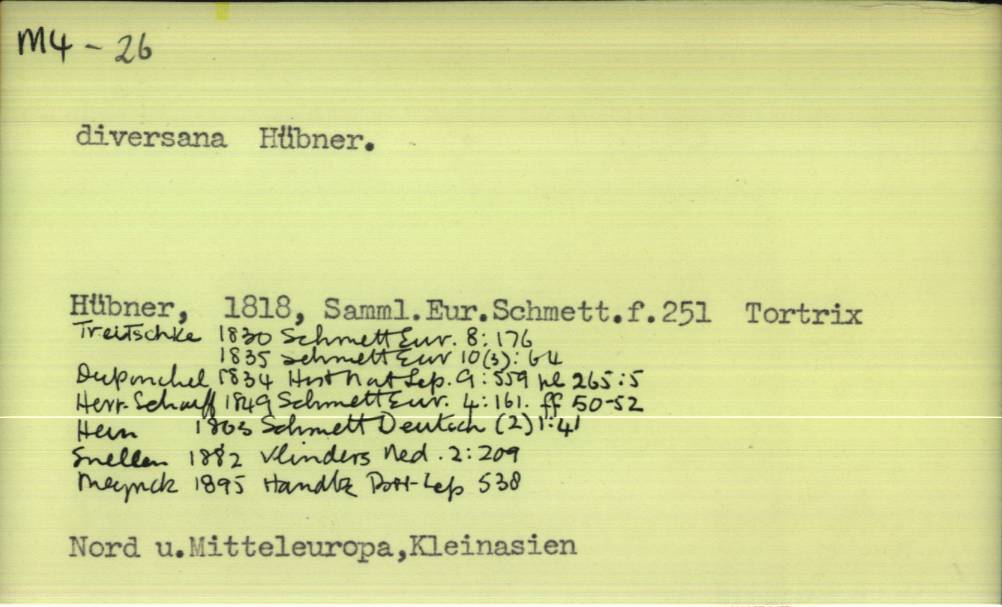 front of card